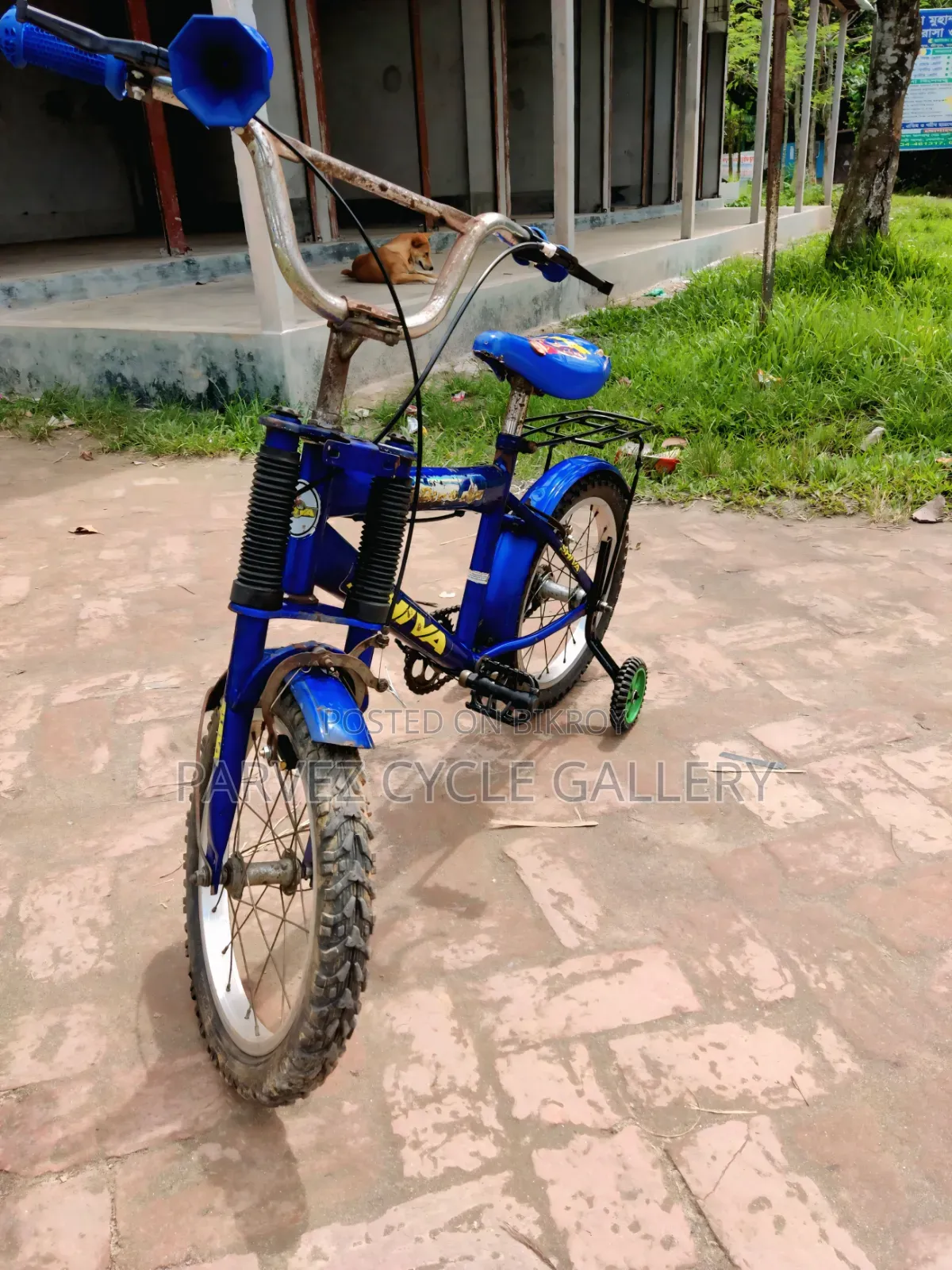 শিভা ১৬-ইঞ্চি ট্রেনিং হুইলসহ – নতুন টায়ার ও টিউব, সম্পূর্ণ সার্ভিস করা |