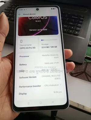 Oppo A5 Pro 128 GB Blue