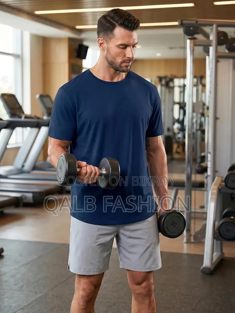 Men's Casual T Shirt Short Sleeve Cotton Blend T-Shirt S-5xl