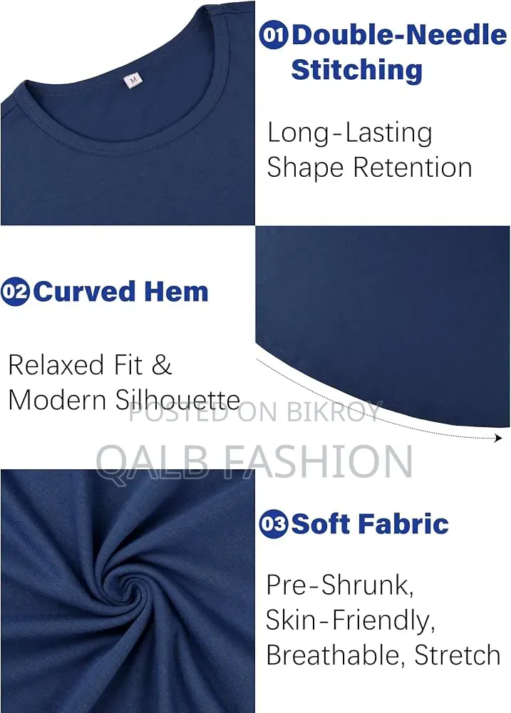 Men's Casual T Shirt Short Sleeve Cotton Blend T-Shirt S-5xl