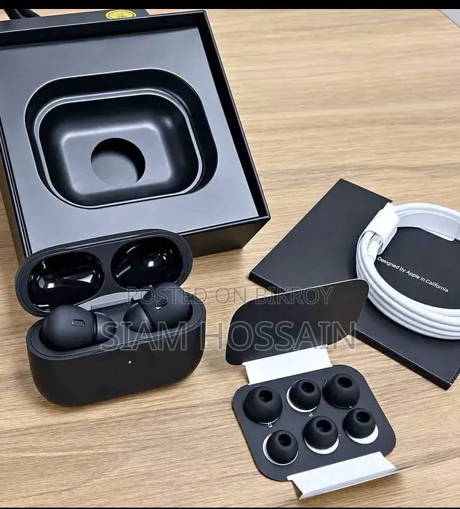 Brand New AirPods 2nd Gen Black Edition TWS Earbuds (Intact Box)