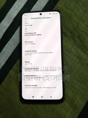 Xiaomi Redmi Note 11 128 GB Black