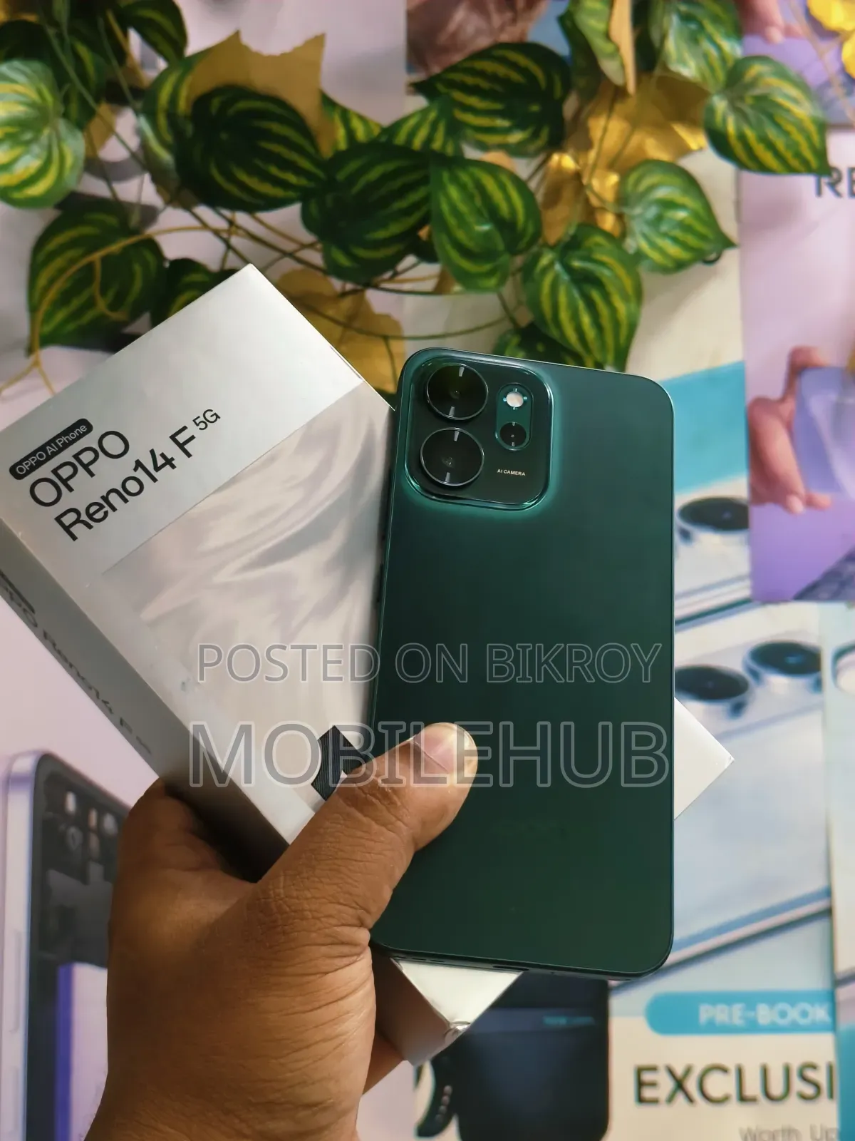 Oppo Reno14 F 256 GB Green