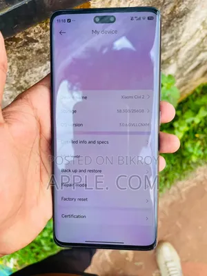 Xiaomi Civi 2 256 GB Black