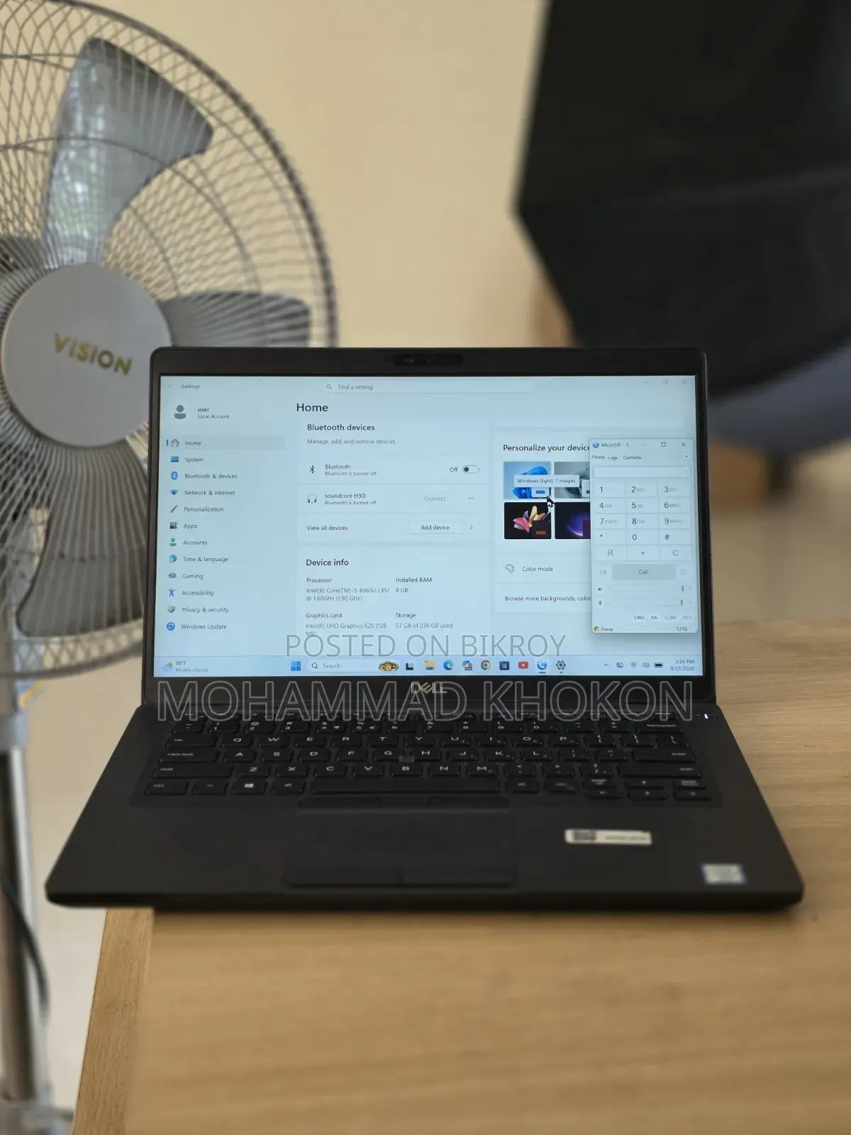 Laptop Dell Latitude 5400 8GB Intel Core i5 SSD 256GB