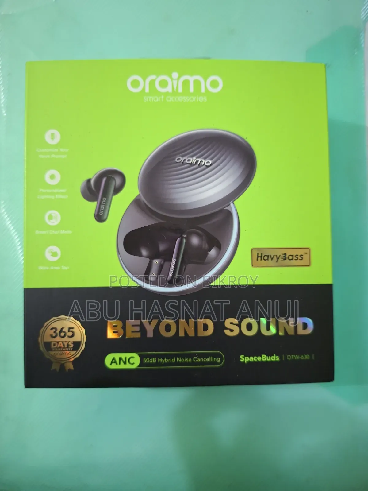 Oraimo SpaceBuds Hybrid ANC Earbuds