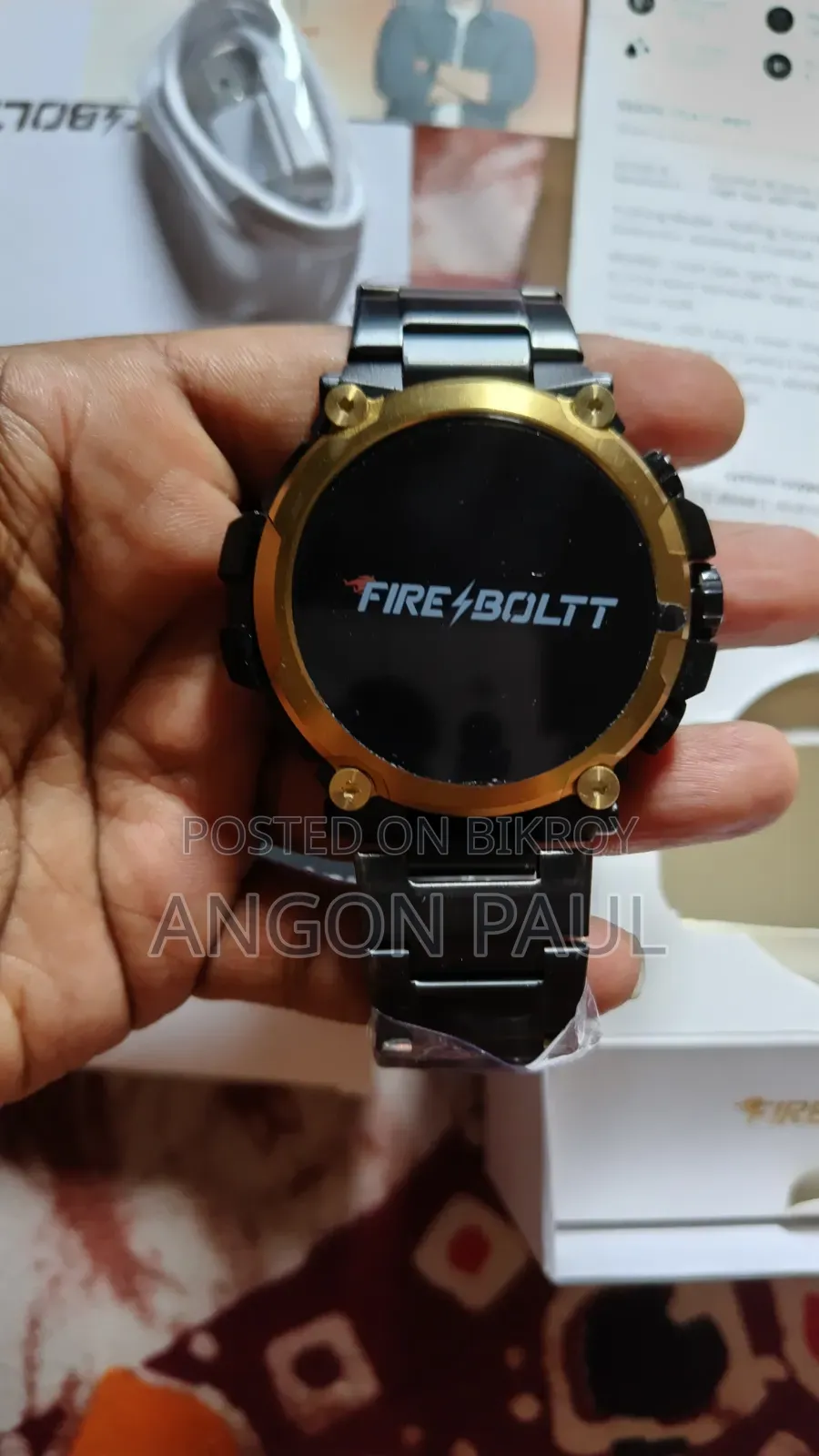 Fire-Boltt Dominian SmartWatch Amoled Display, IP67