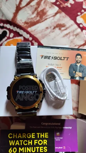 Fire-Boltt Dominian SmartWatch Amoled Display, IP67
