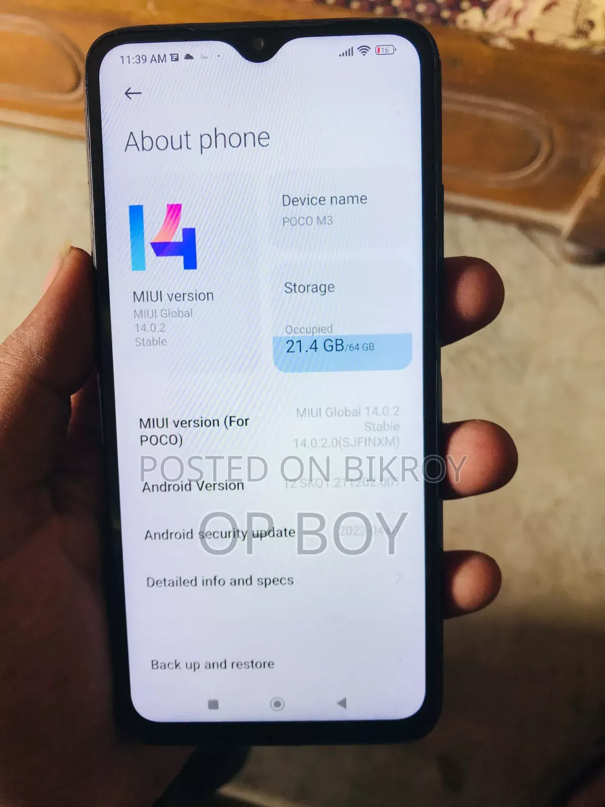 Xiaomi Poco M3 64 GB Black