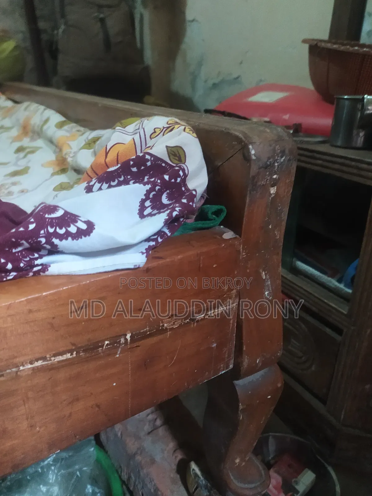 সেগুন কাঠের খাট
