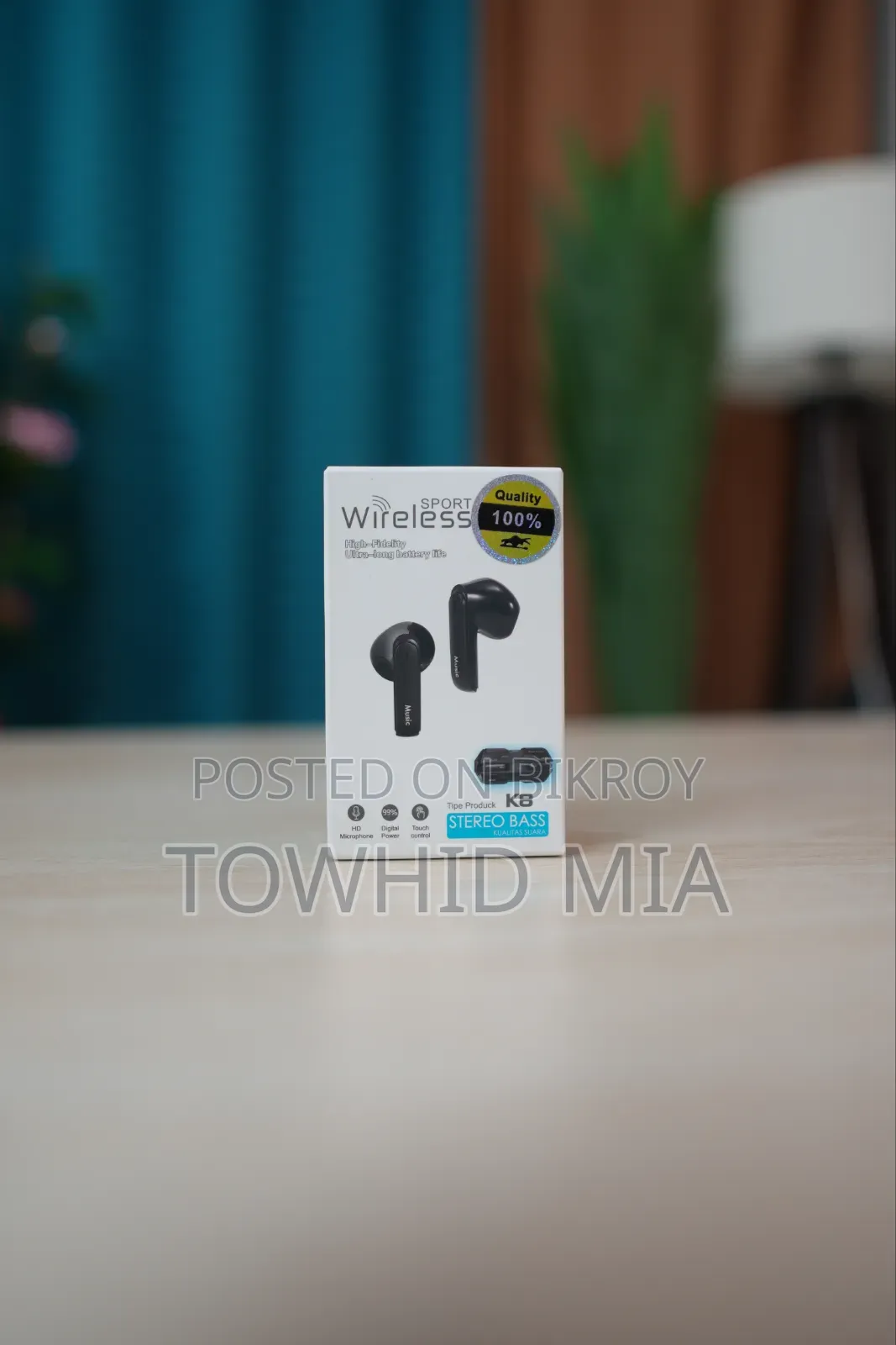 New K8 Wireless Earbuds