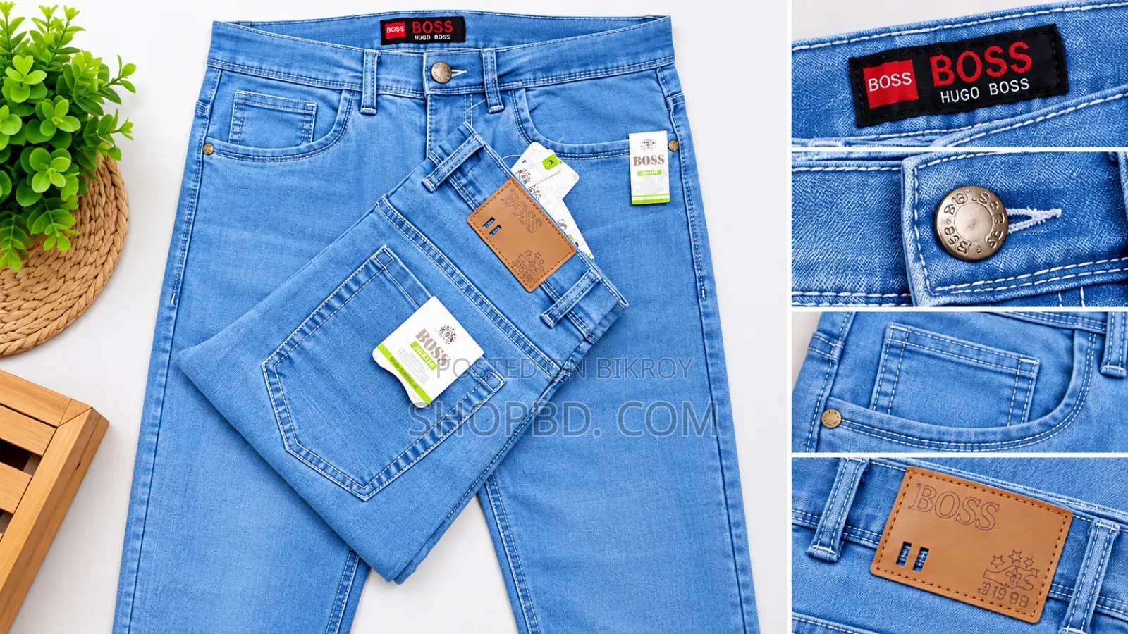 Semi Narrow Slim Fit Denim Pant
