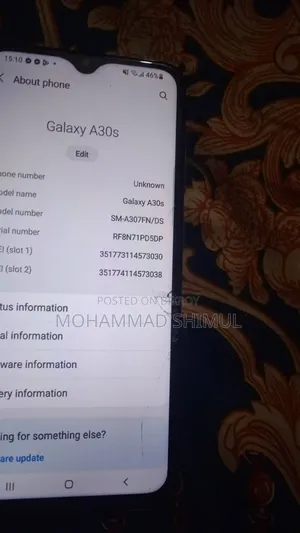 Samsung Galaxy A30s 128 GB Blue