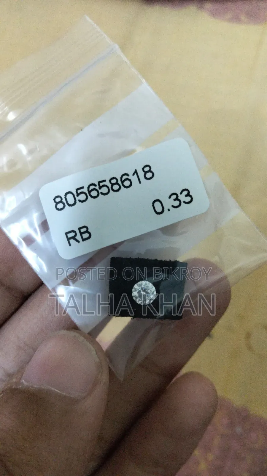 Diamond (0.33 Carat), IGI Certified