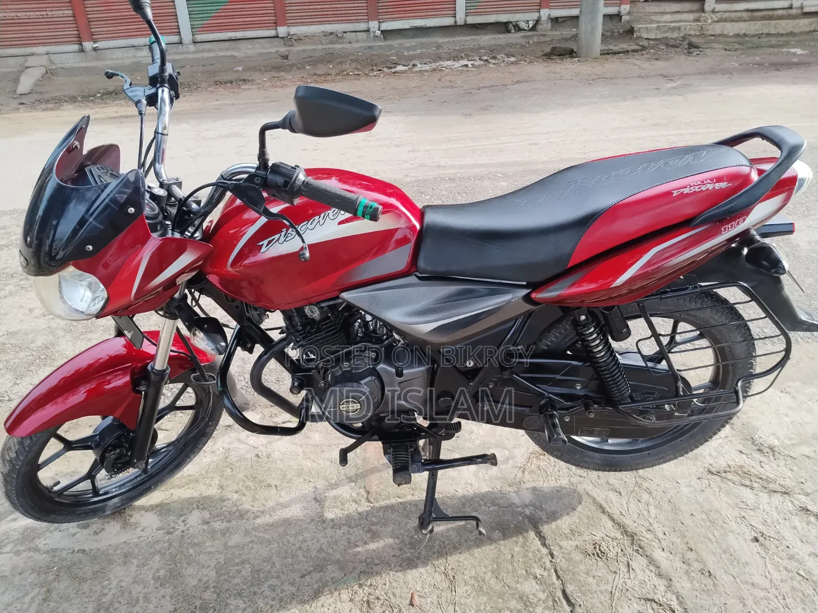 New Bajaj Discover 110 2019 Red