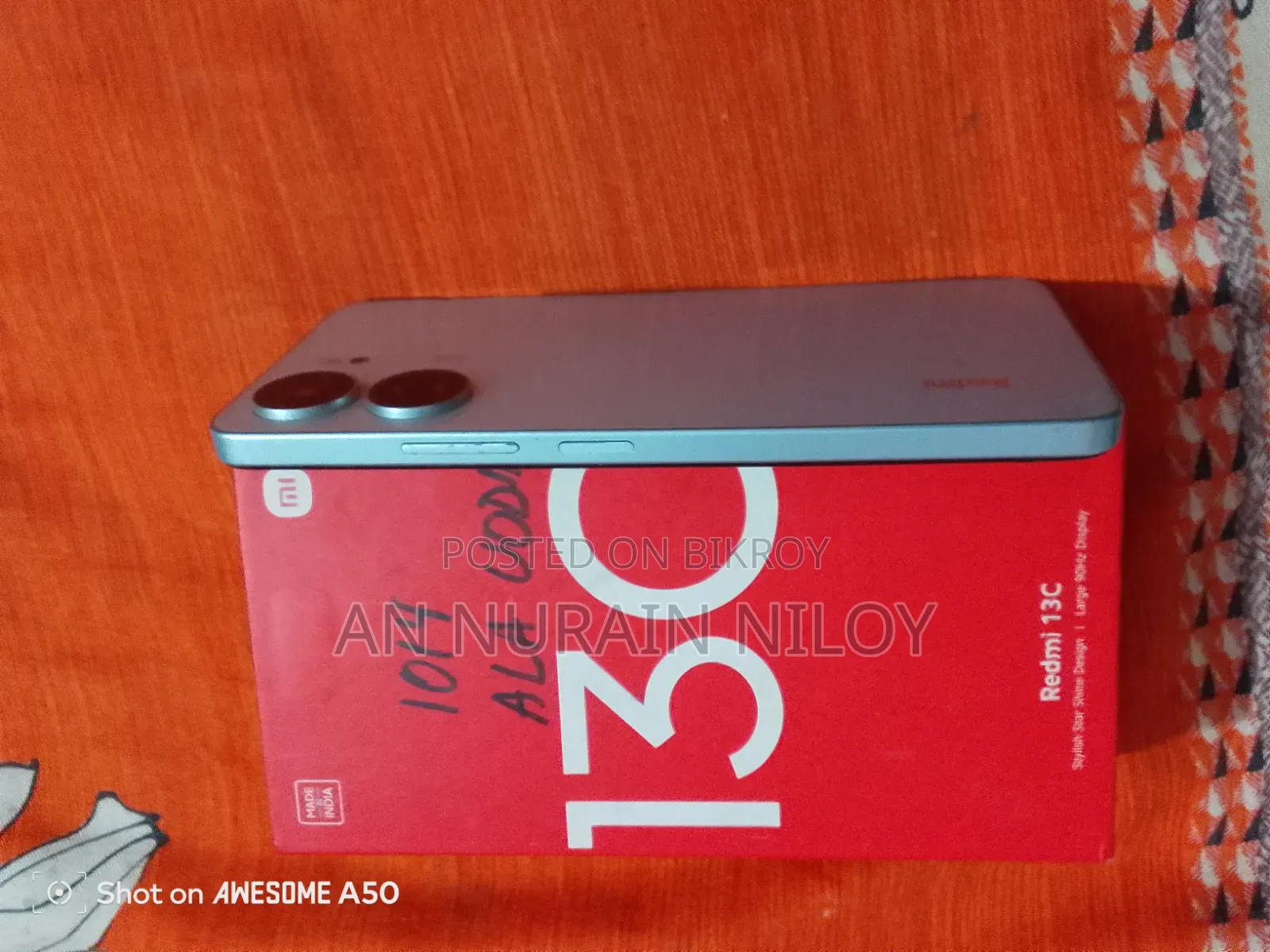 শাওমি রেডমি ১৩সি ১২৮ জিবি হোয়াইট