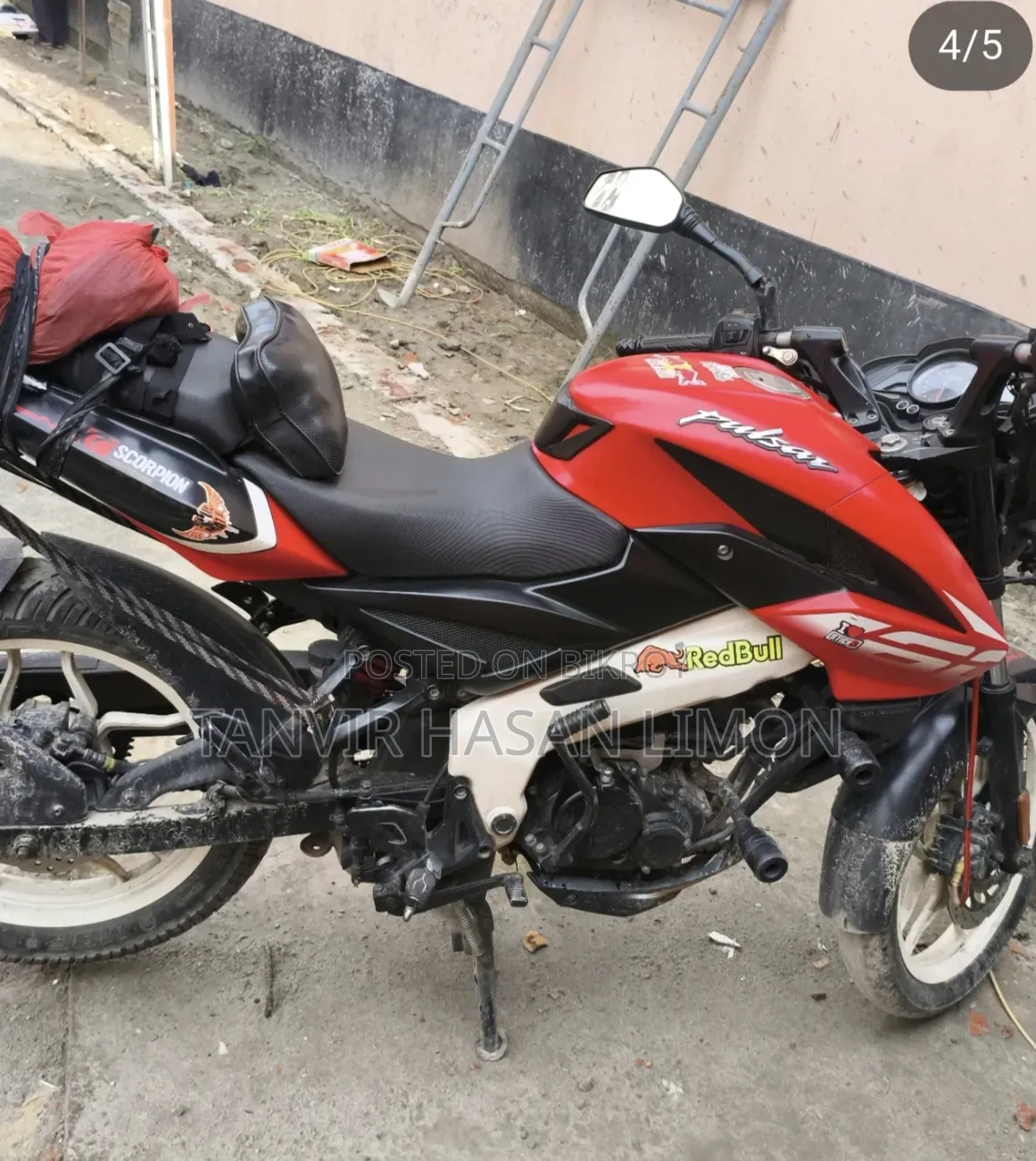 Bajaj Pulsar NS 160 2021 Red