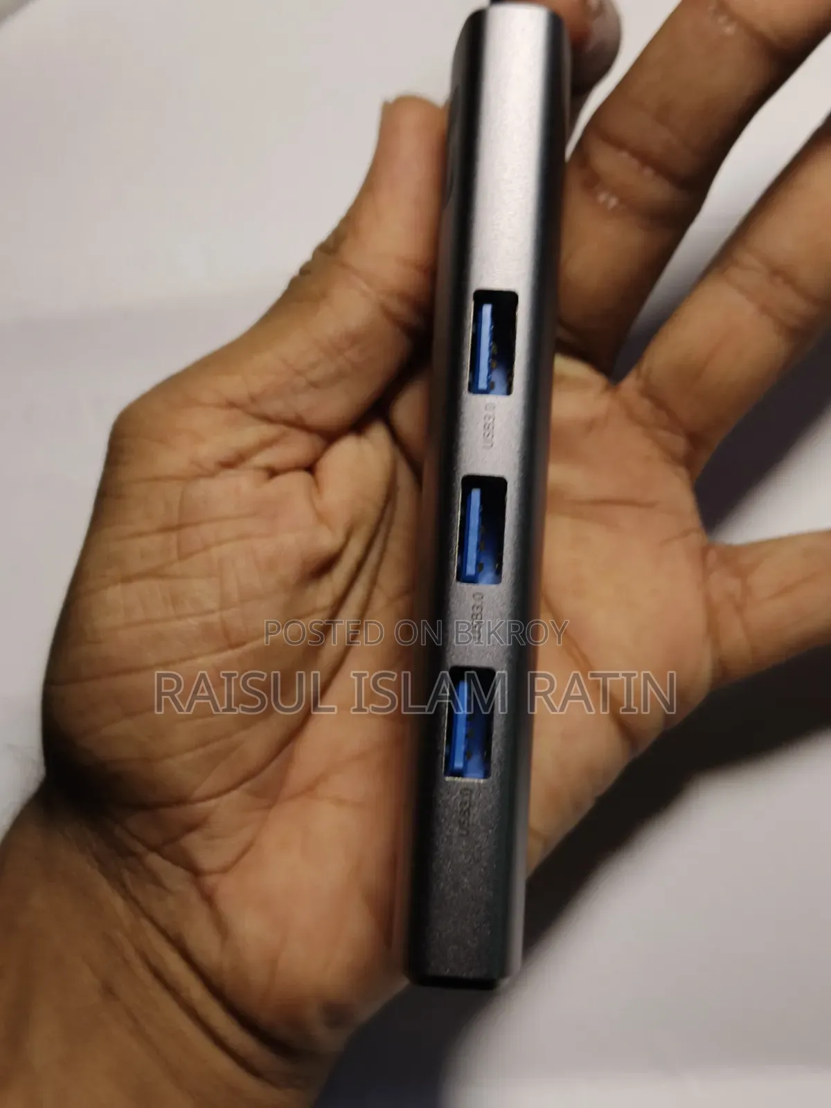 বেসিয়াস ৬-ইন-১ টাইপ-সি মেটাল হাব (সম্পূর্ণ নতুন / অব্যবহৃত)