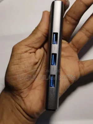 বেসিয়াস ৬-ইন-১ টাইপ-সি মেটাল হাব (সম্পূর্ণ নতুন / অব্যবহৃত)