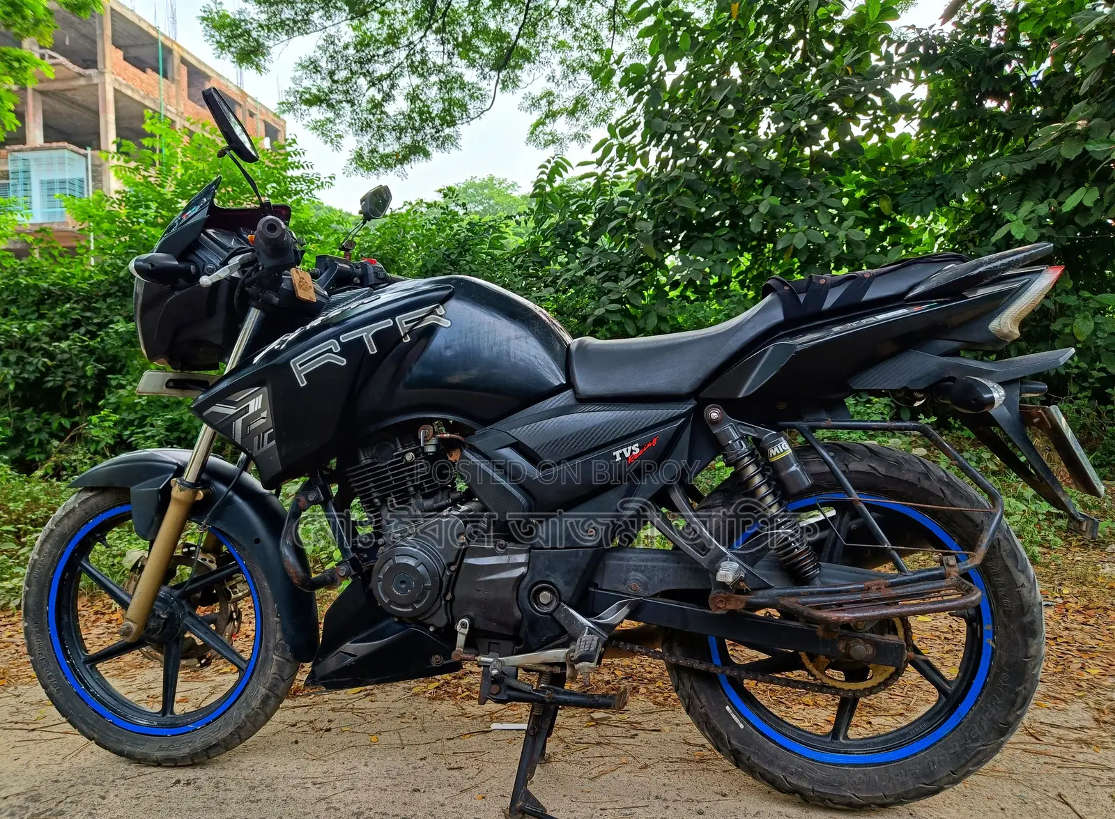 TVS Apache RTR 160 2V 2018 Black