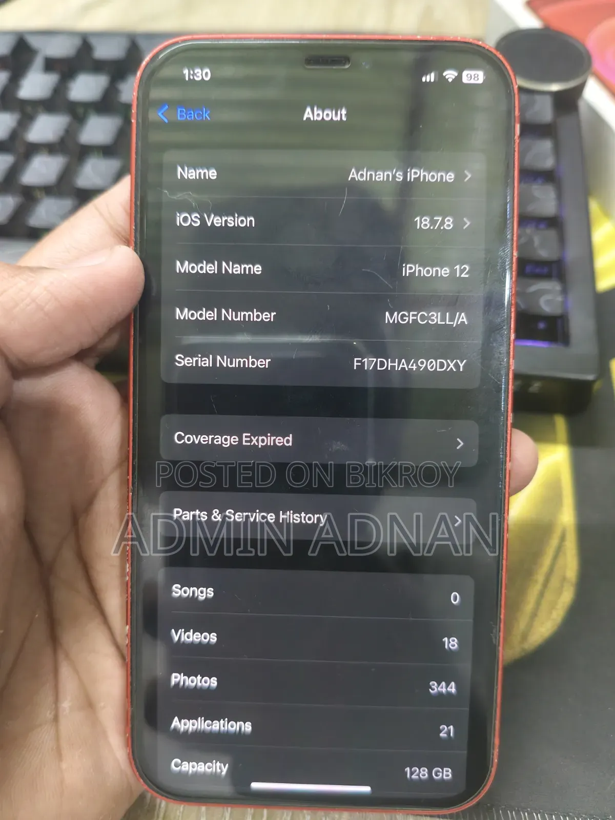 Apple iPhone 12 128 GB Red