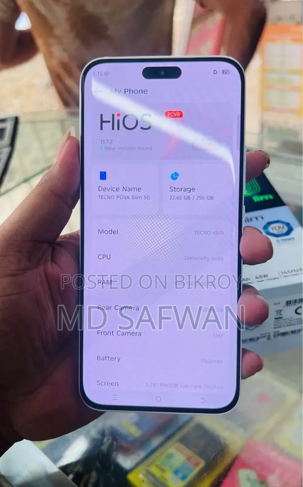 Tecno Pova Slim 5G 256 GB White