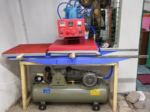 Hydraulic Auto Heat Press Machine With Compressor – For Sale