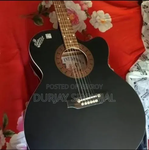 ​সিগনেচার অ্যাকোস্টিক গিটার (Matte Black) - সম্পূর্ণ সচল ও ফ্রেশ