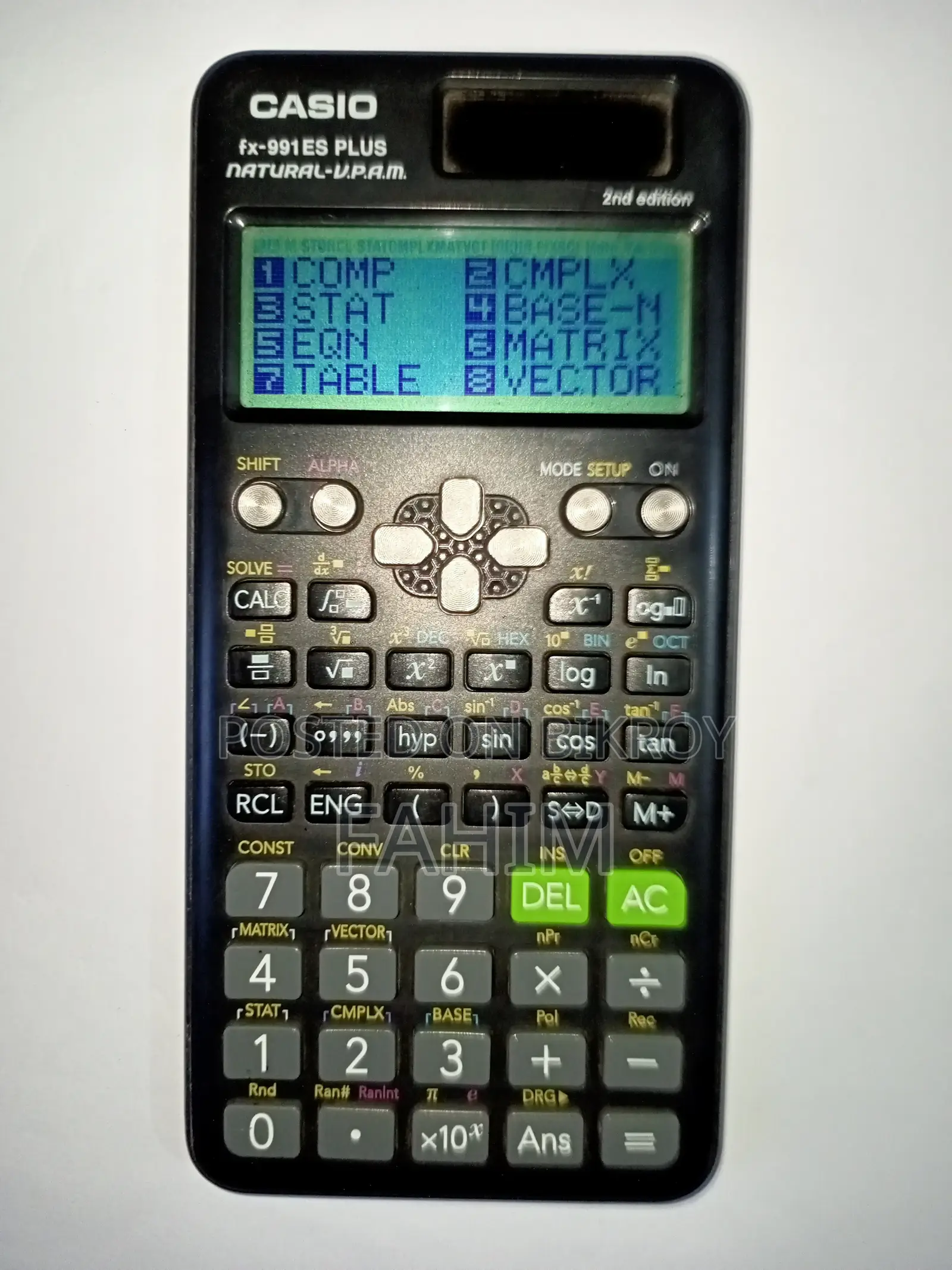 ক্যাসিও Fx-991Es Plus. ২য় সংস্করণ