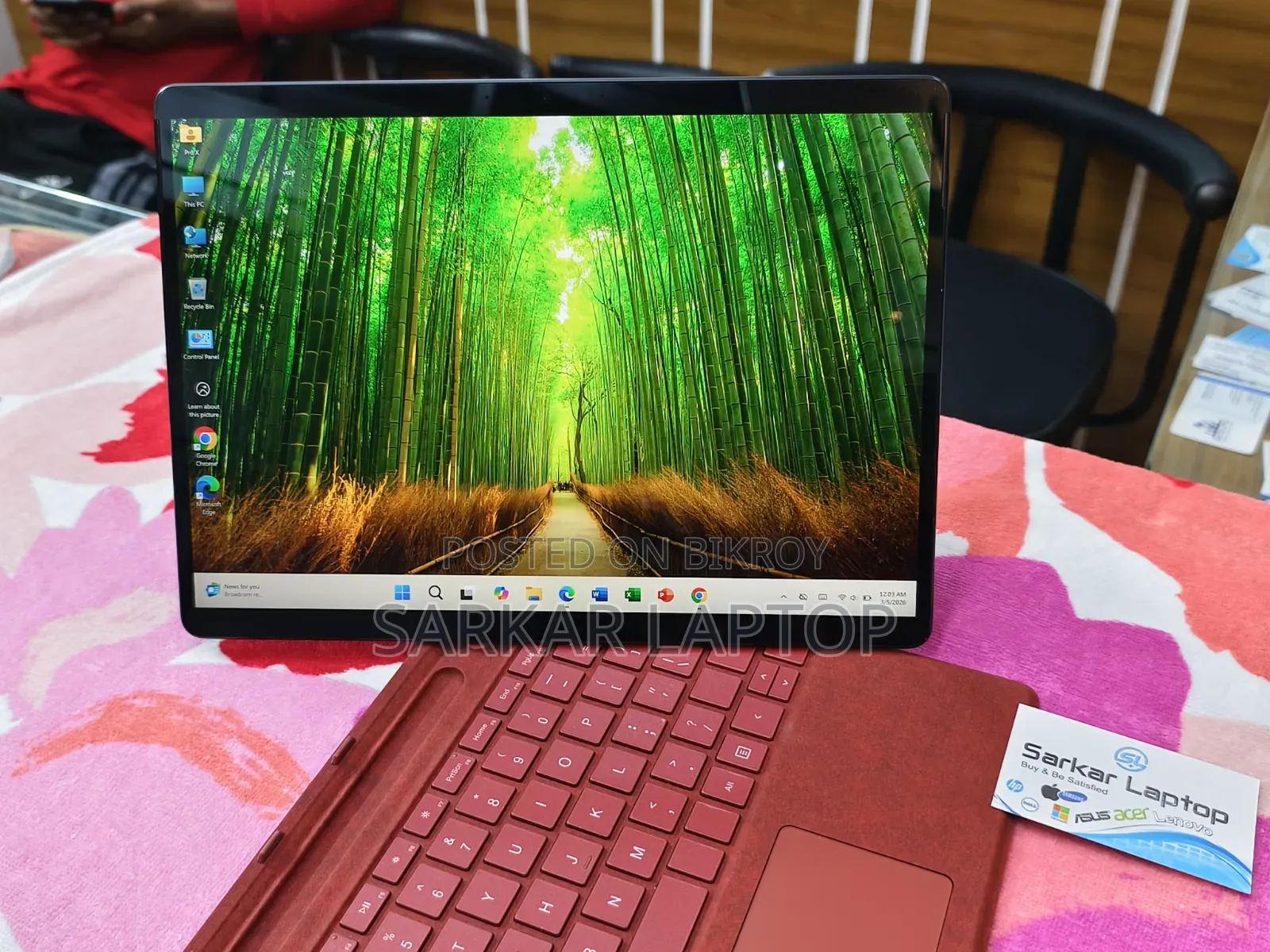 Laptop Microsoft Surface Pro X 8GB Qualcomm Snapdragon X Plus SSD 512GB
