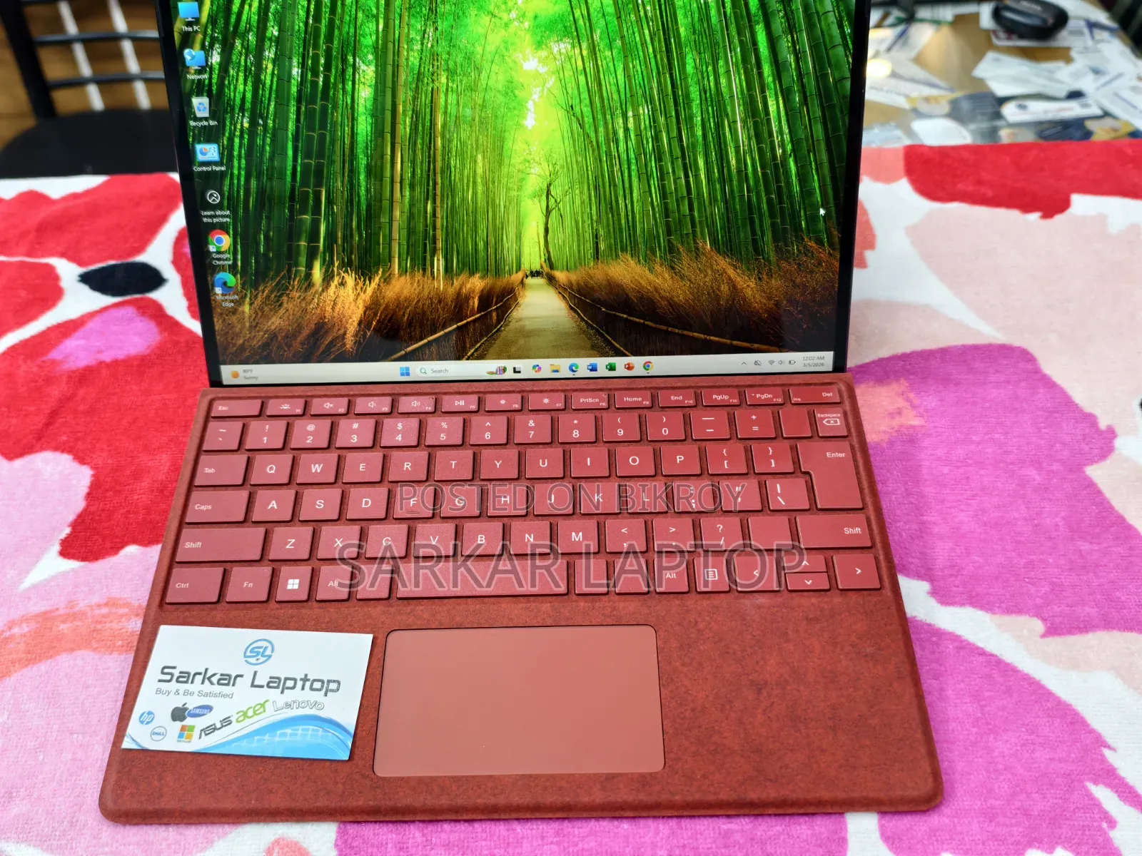 Laptop Microsoft Surface Pro X 8GB Qualcomm Snapdragon X Plus SSD 512GB
