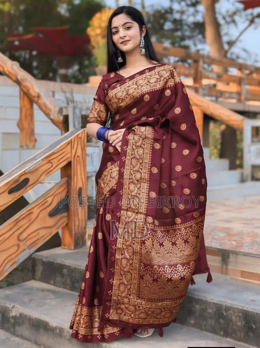 Japani Silk Sharee With Blouse Piece