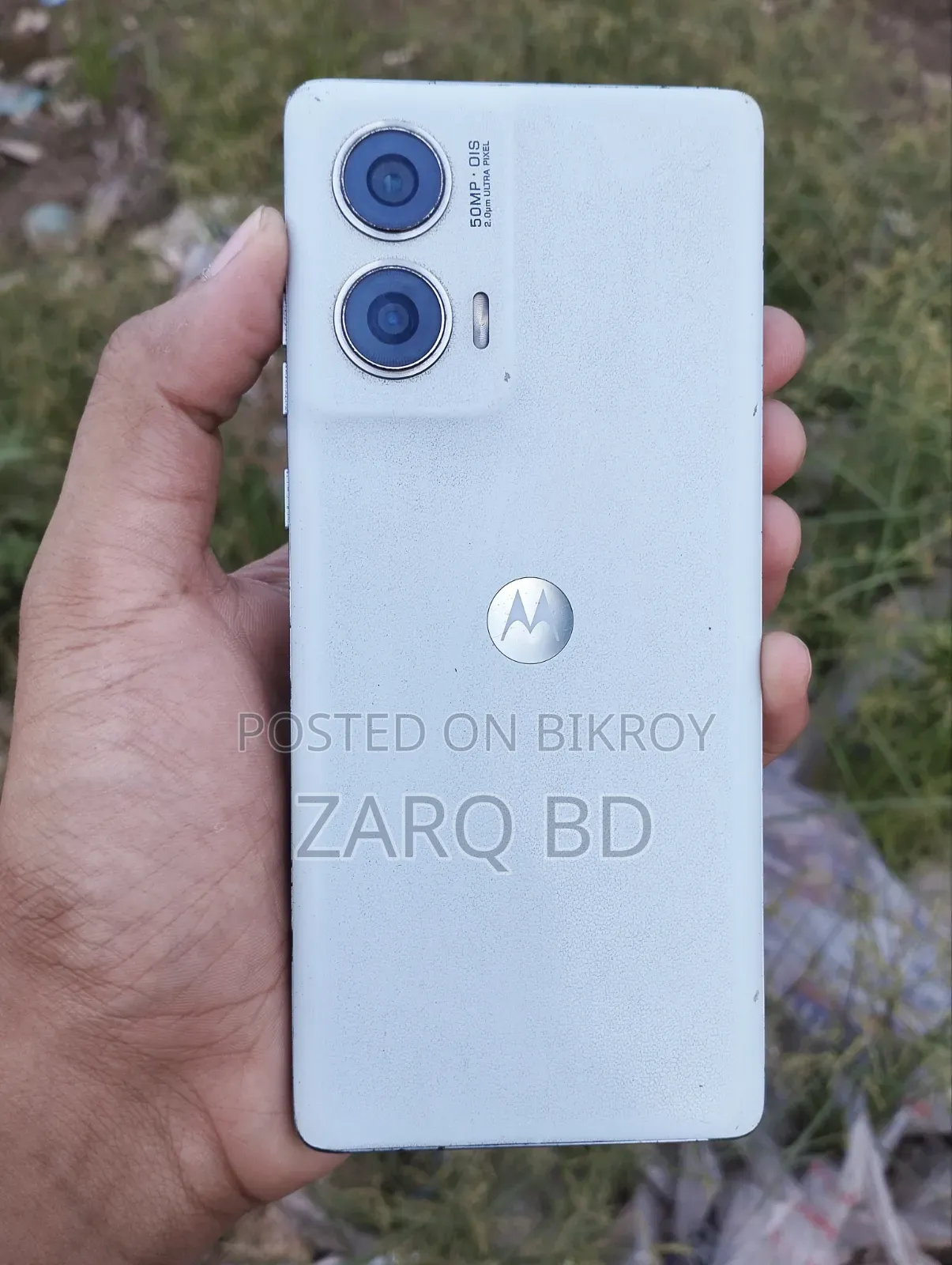 মোটোরোলা এজ ৫০ ফিউশন ২৫৬ জিবি সাদা