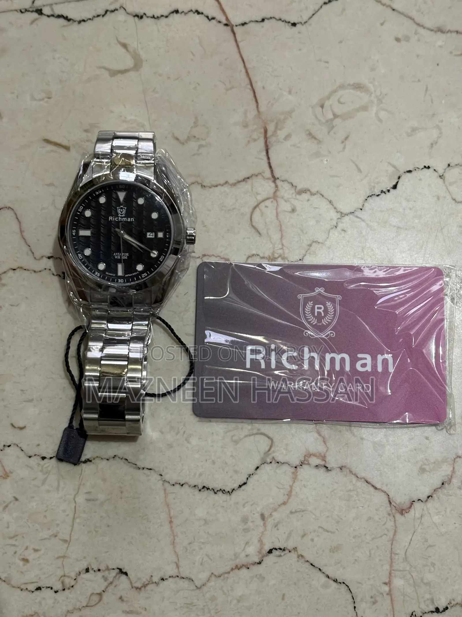 Richman Watch AVIATOR 6025-7-2007-SILVER