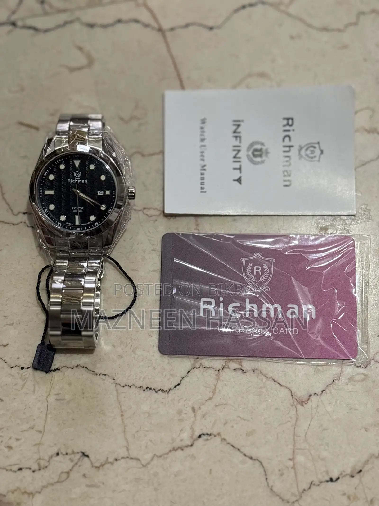 Richman Watch AVIATOR 6025-7-2007-SILVER