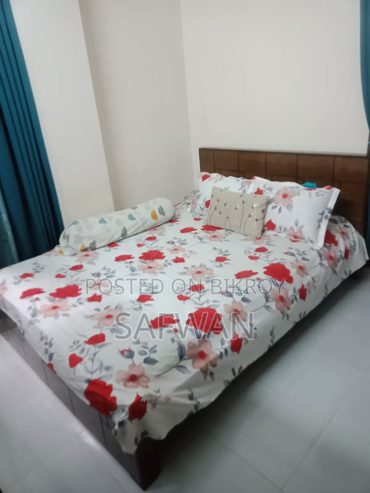 Malaysian Wood Furniture Set – Bed, Almirah, Dressing Table