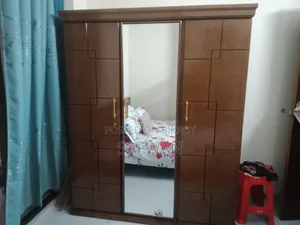 Malaysian Wood Furniture Set – Bed, Almirah, Dressing Table