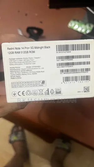 Xiaomi Redmi Note 14 Pro+ 5G 512 GB Black