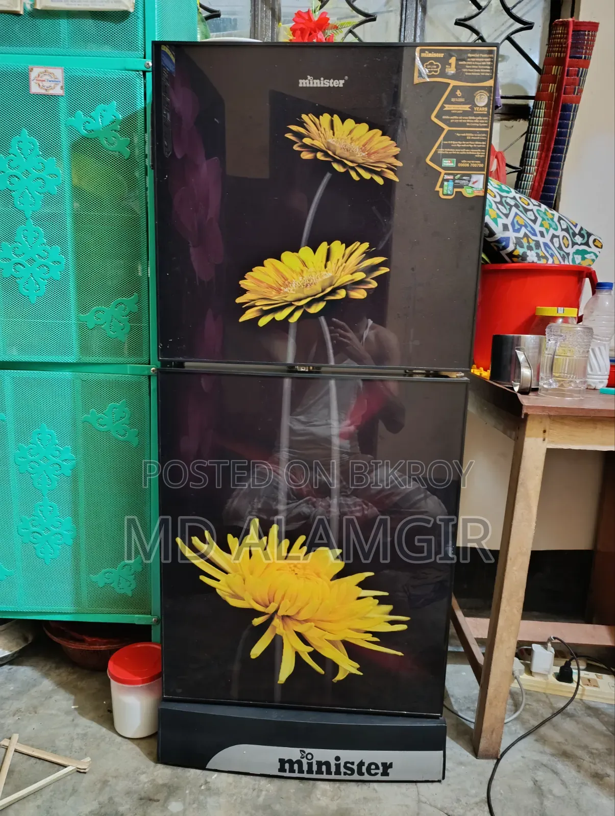 A Minister fridge for sale, not used for long