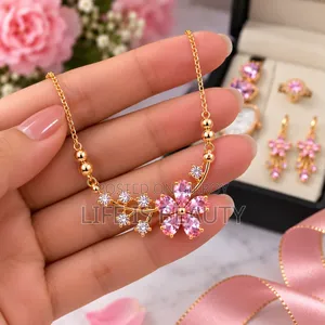 Elegant Jewelry Set for Women | Watch Necklace Ring Earrings Bracelet