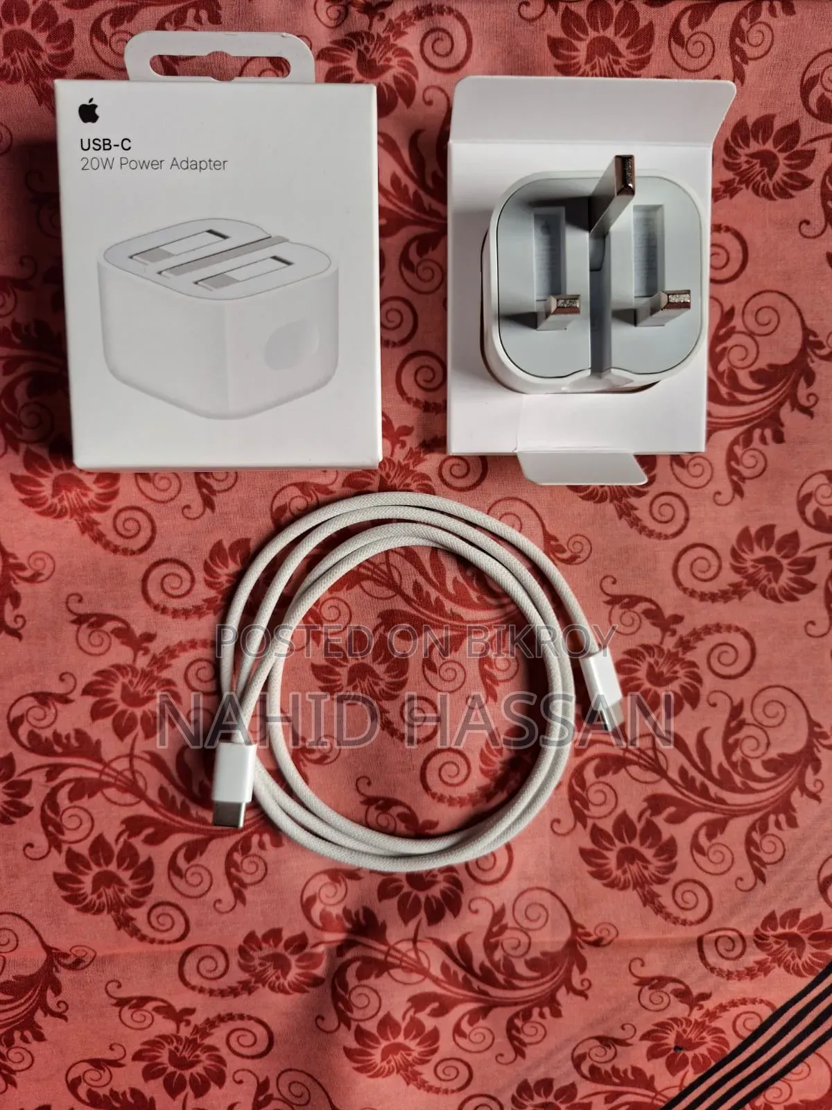 আইফোন ১৬ ইউজড ২০ ওয়াট চার্জার