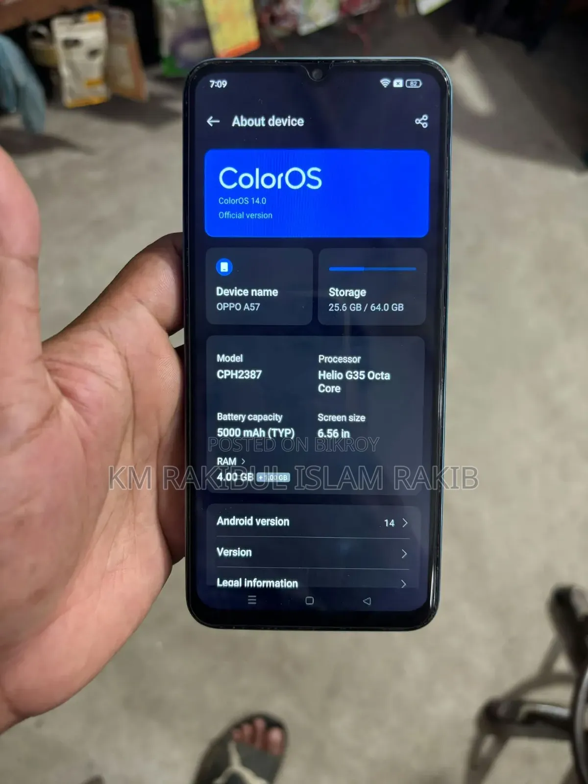 Oppo A57 64 GB Blue
