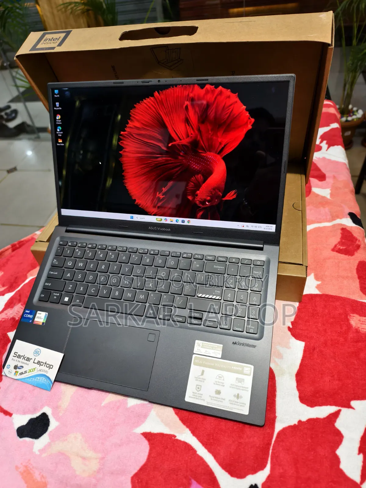 Laptop Asus Vivobook 15X OLED 16GB Intel Core i7 SSD 512GB