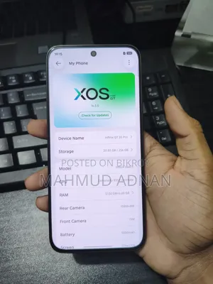 ইনফিনিক্স জিটি ৩০ প্রো ৫জি ২৫৬ জিবি সিলভার