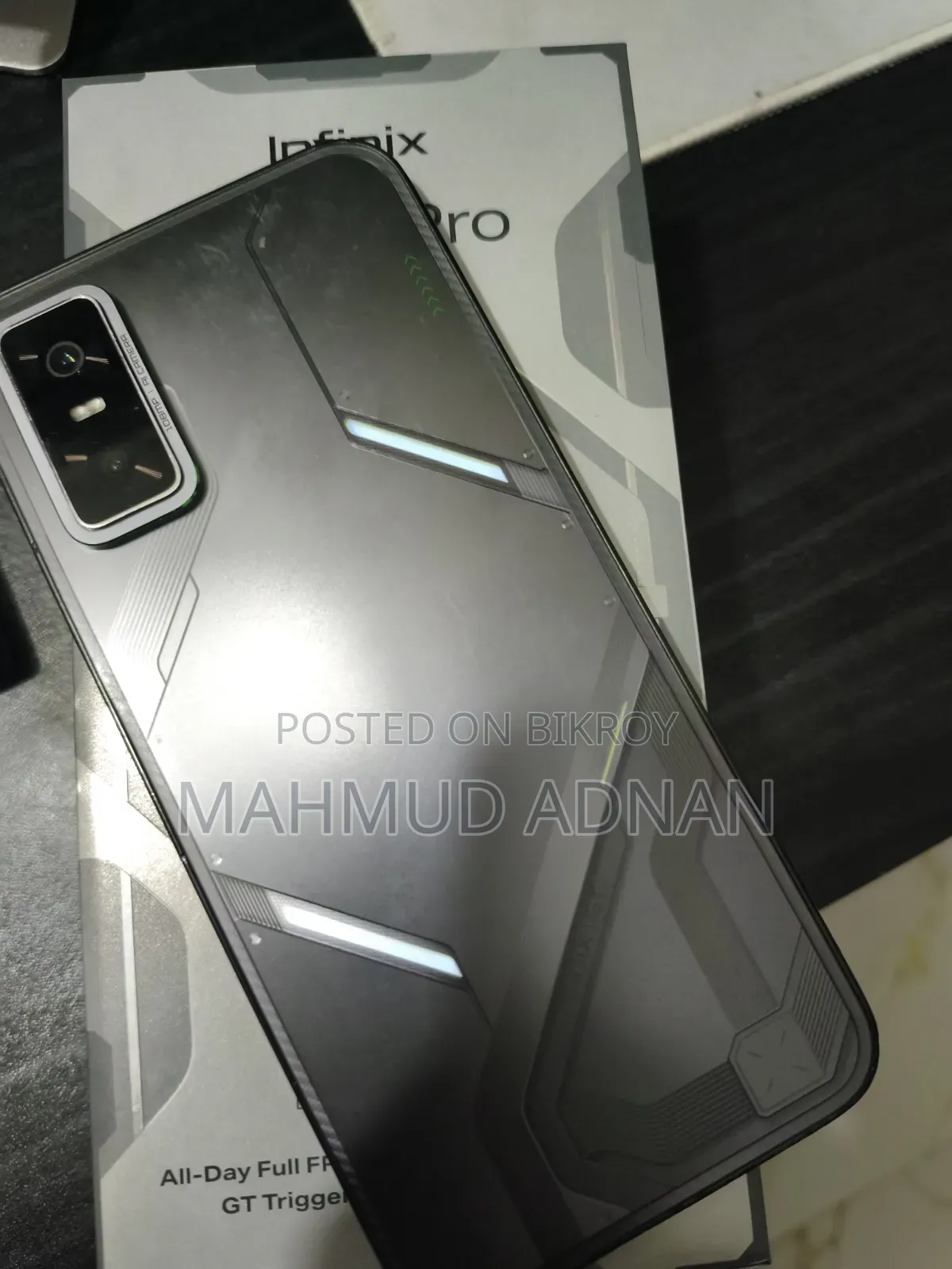 ইনফিনিক্স জিটি ৩০ প্রো ৫জি ২৫৬ জিবি সিলভার