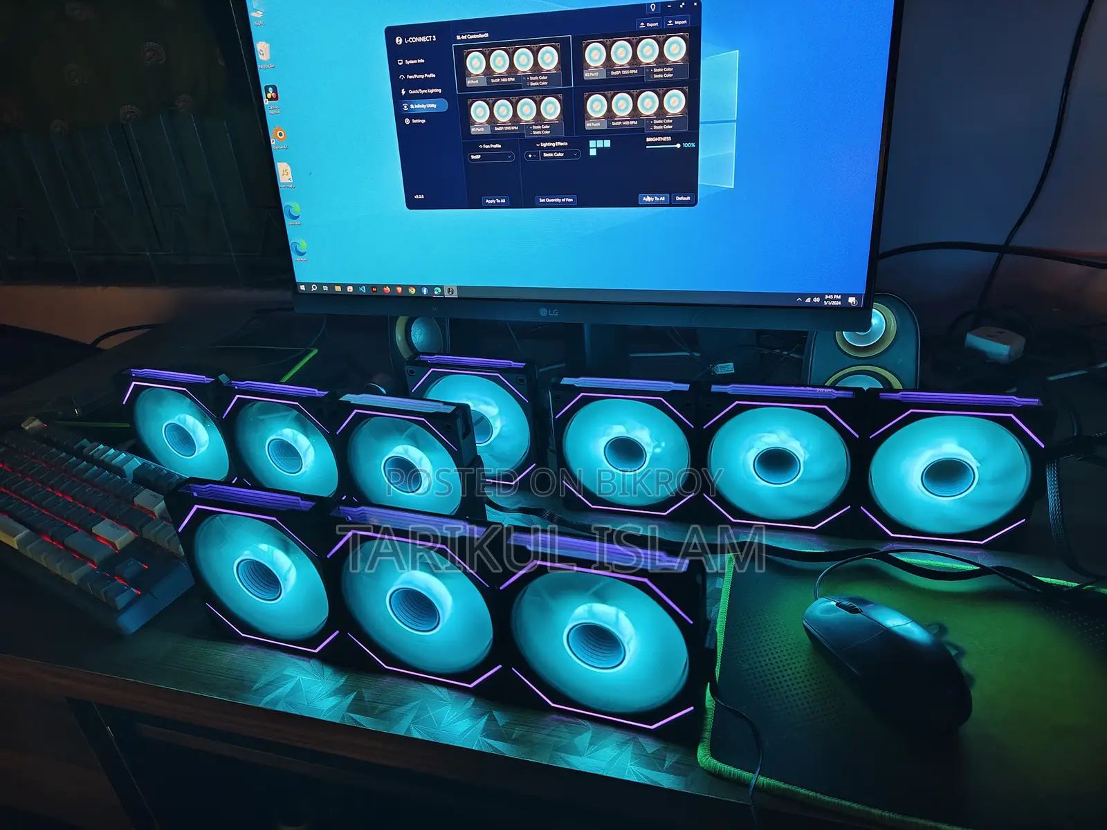 Lian Li Uni Fan SL120-Infinity Reverse + Regular Case Fans