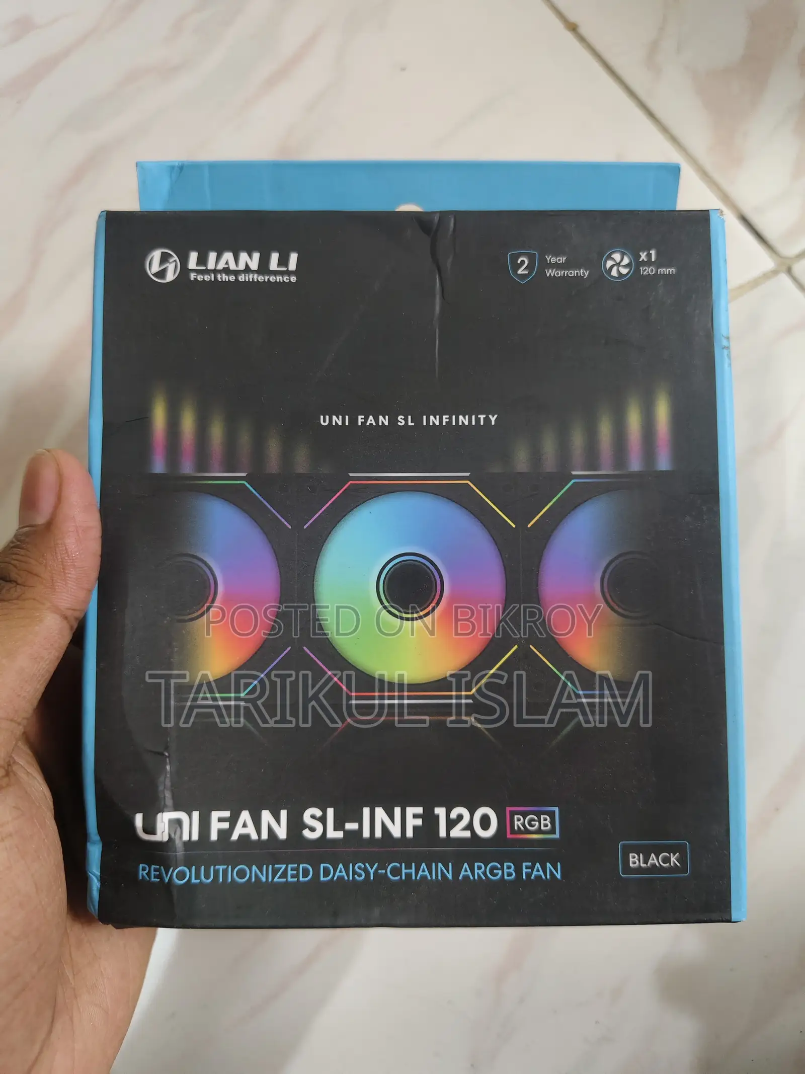 Lian Li Uni Fan SL120-Infinity Reverse + Regular Case Fans