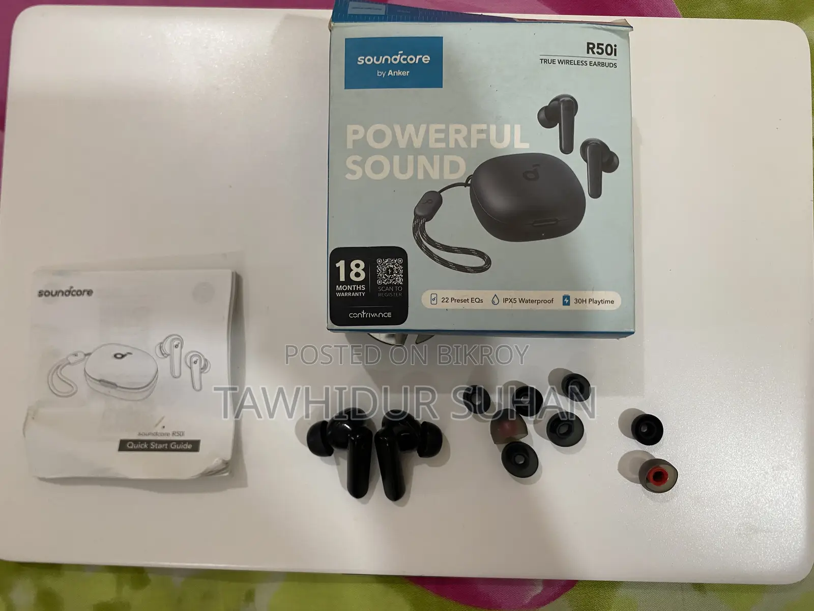 Soundcore R50i | ইয়ারবাডস — শুধু ইয়ারবাডস, চার্জিং কেস ছাড়া