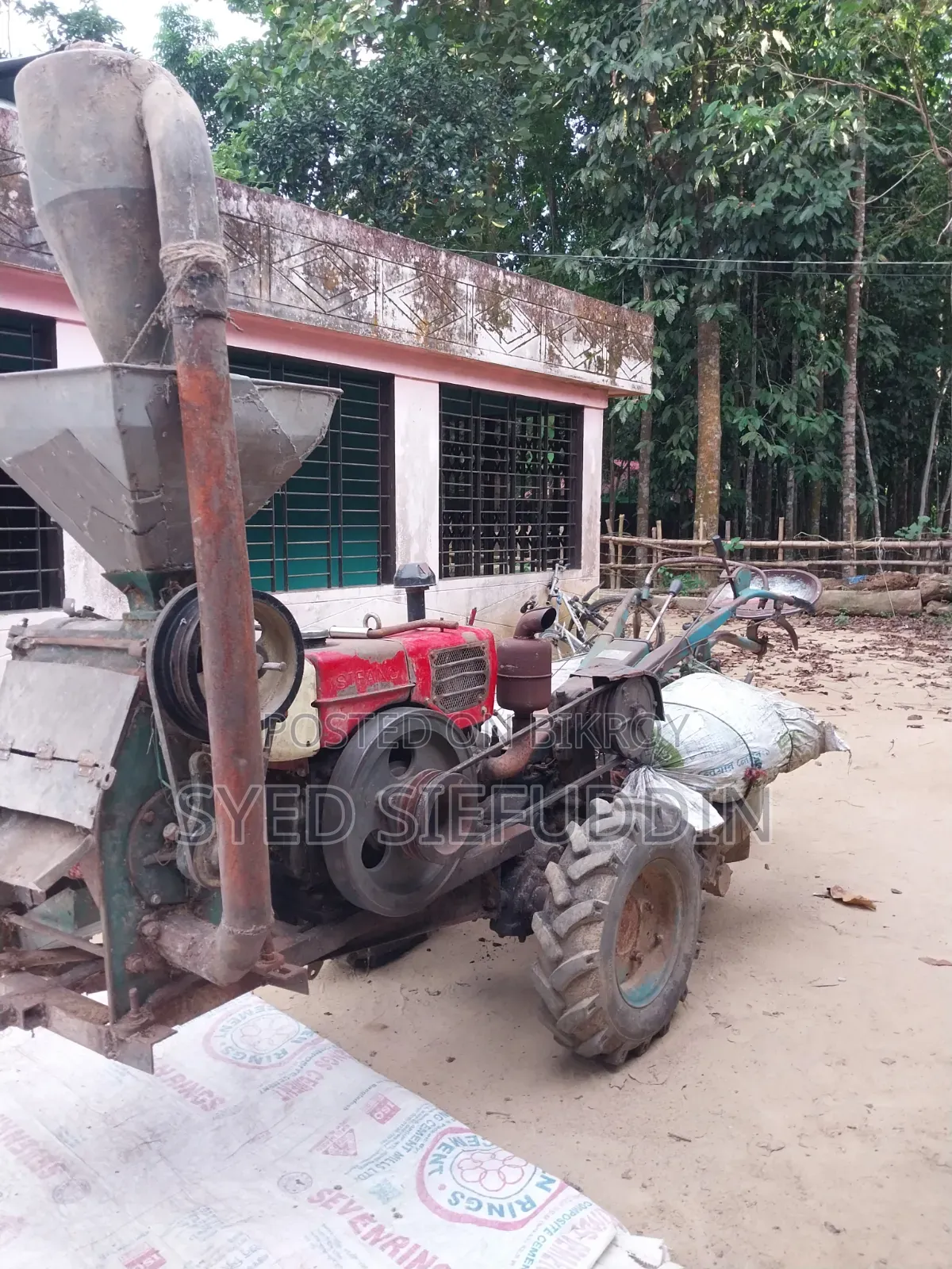 এই পাওয়ার টিলারটি বিক্রয় করা হবে। কোন সমস্যা নেই, ১৬ গুড়া ইঞ্জিন।