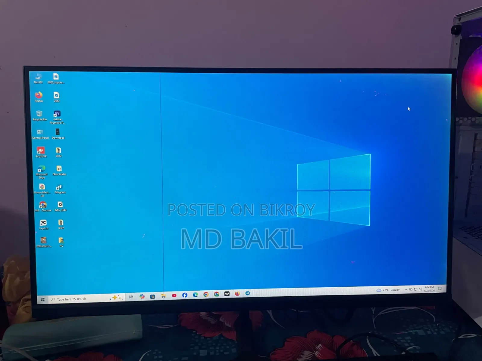 Desktop Computer 16GB AMD Ryzen 5 HDD+SSD 256GB